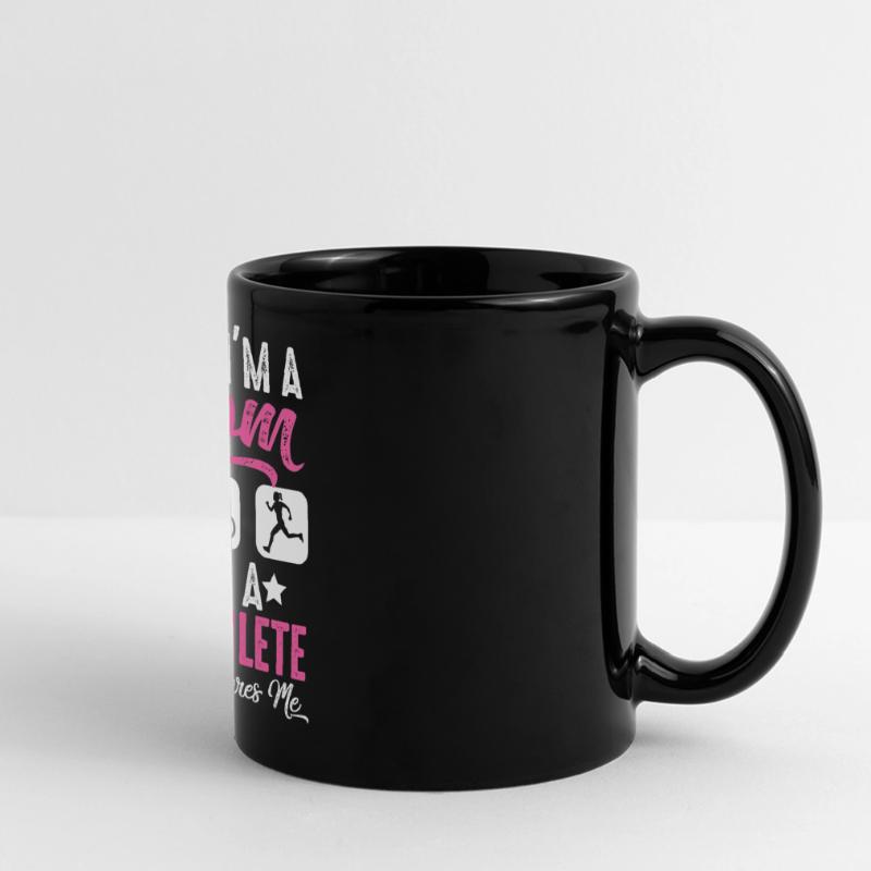 Ich Bin Eine Mutter Und Ein Triathlet Panorama-Tasse farbig