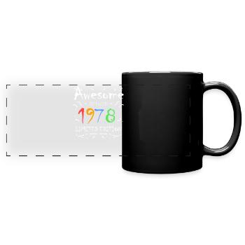 1978 - Full Colour Panoramic Mug - black - Front
