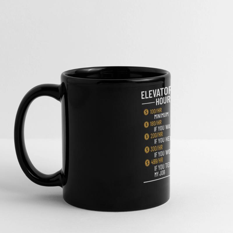 Technicien d’ascenseur Élévateur élévateur Mug panoramique uni