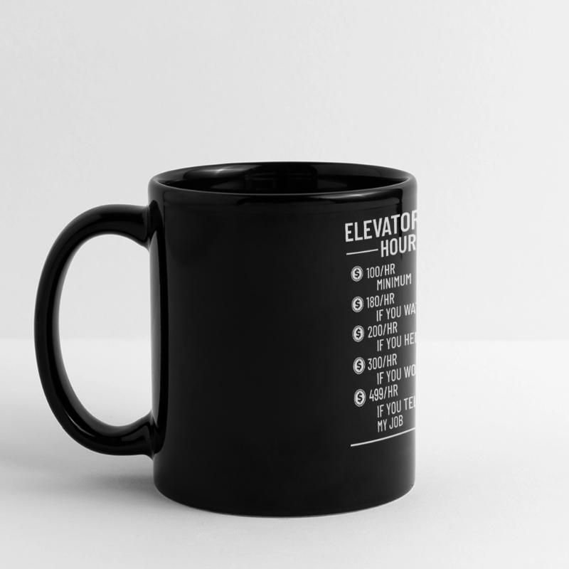 Technicien d’ascenseur Élévateur élévateur Mug panoramique uni