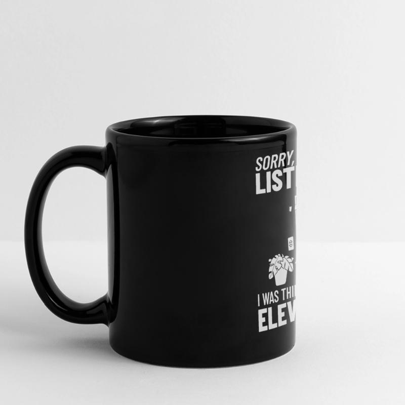 Technicien d’ascenseur Élévateur élévateur Mug panoramique uni