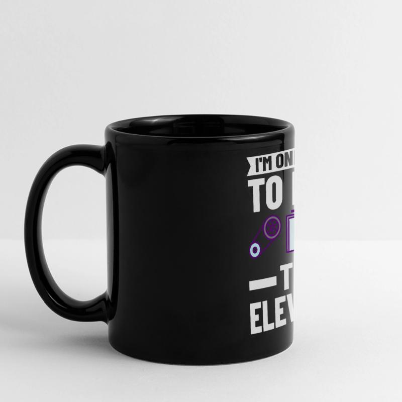 Technicien d’ascenseur Élévateur élévateur Mug panoramique uni