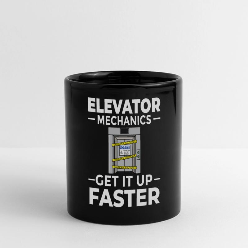 Elevator Elevator Technician Elevator Elevator Full Colour Panoramic Mug