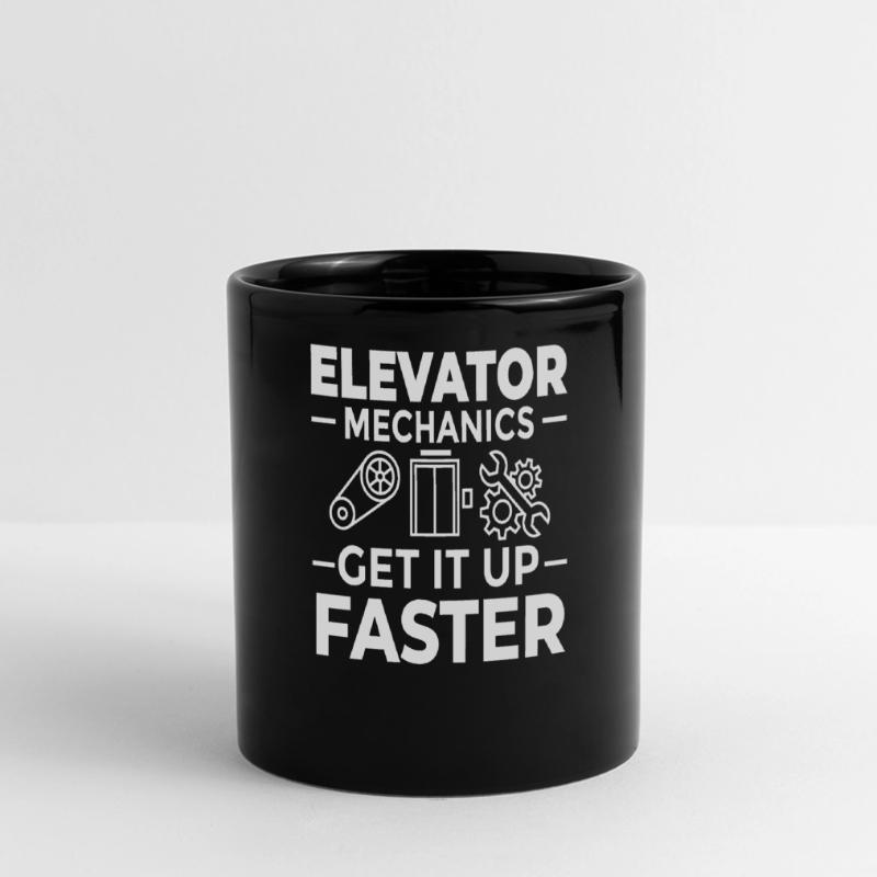 Elevator Elevator Technician Elevator Elevator Full Colour Panoramic Mug