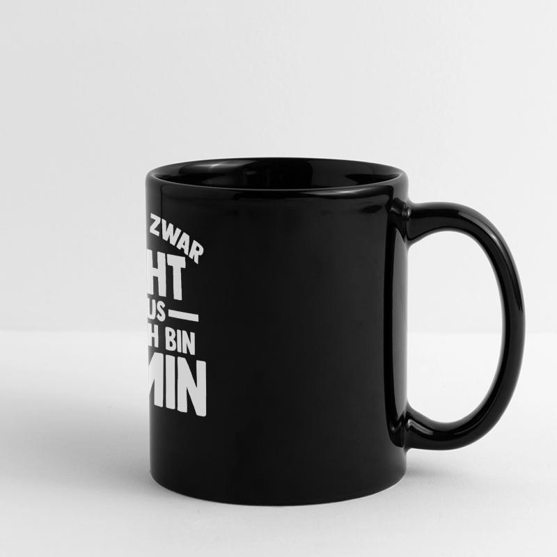Informatiker Programmierer Admin Administrator Panorama-Tasse farbig
