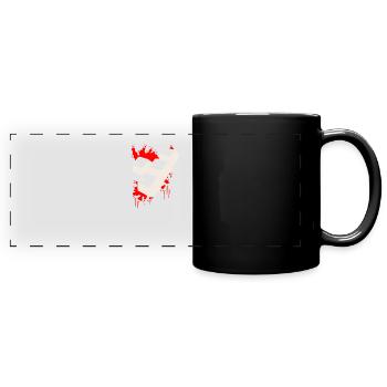 Bloody Gamer WASD - Full Colour Panoramic Mug - black - Front