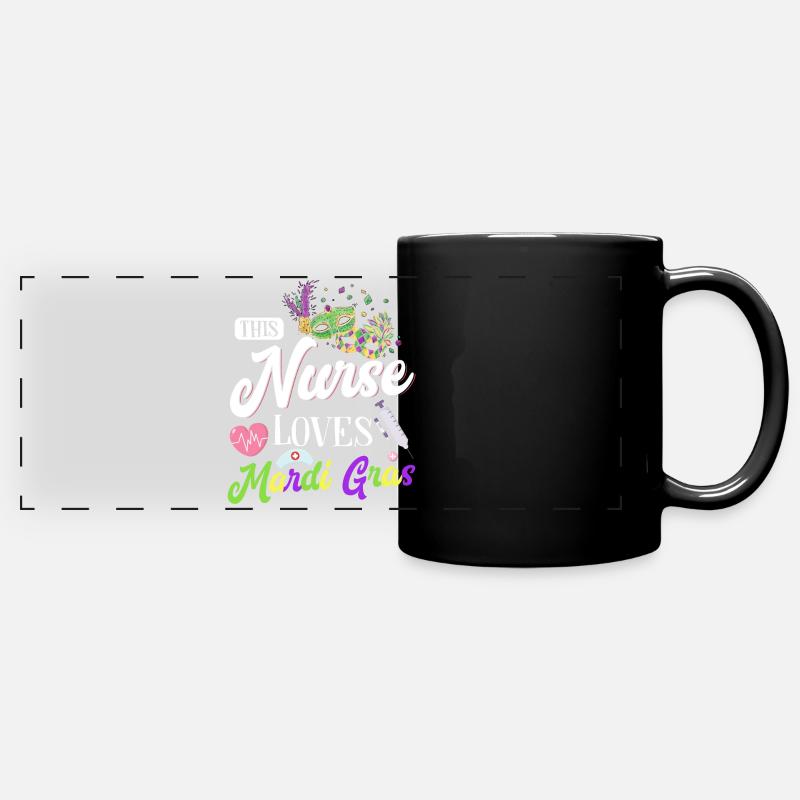 This nurse loves carnival carnival sumz - Full Colour Panoramic Mug - black