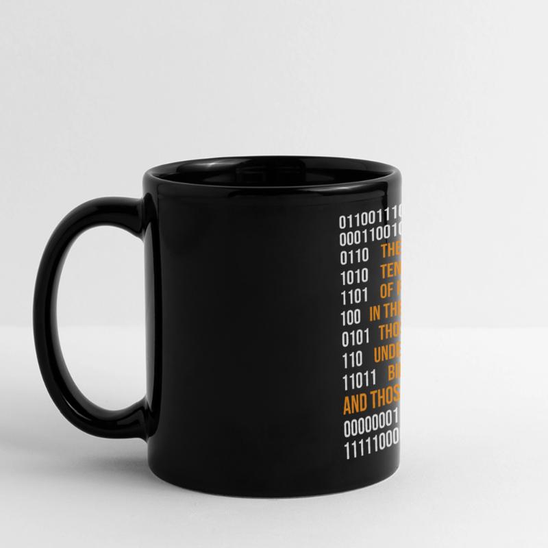 Programmation de code binaire Il existe 10 types de Peop Mug panoramique uni