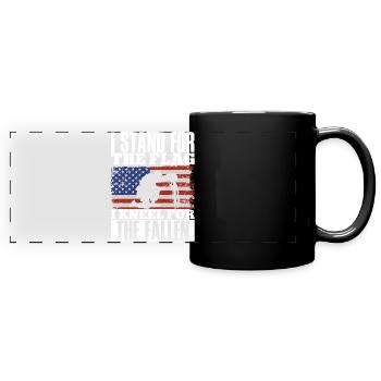 Gedenktag Vierter Juli Veteranen Soldat Patriotisc - Panorama-Tasse farbig - Schwarz - Vorne