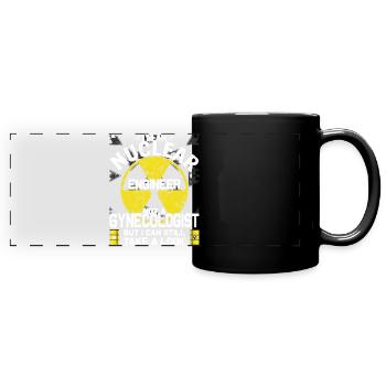 Nuclear Power - Proud Nuclear Engineer - Full Colour Panoramic Mug - black - Front