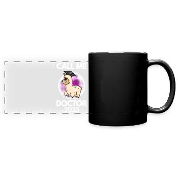 Doctoral thesis Doctorate Doctorate 2023 Doctor - Full Colour Panoramic Mug - black - Front