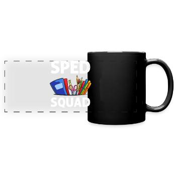 Éducation spécialisée Éducation spécialisée Promotion des besoins spéciaux - Mug panoramique uni - noir - Devant