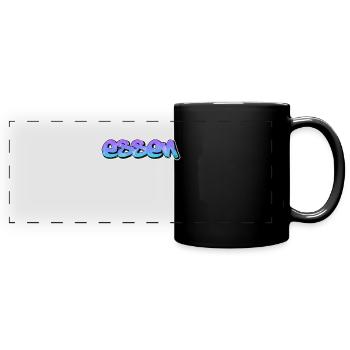 eat - Full Colour Panoramic Mug - black - Front