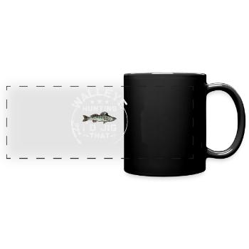 Je ferais bouger ça - Chasseur de doré jaune - Mug panoramique uni - noir - Devant