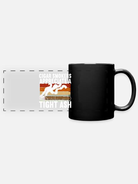 Zigarren Zigarren - Panorama-Tasse farbig - Schwarz