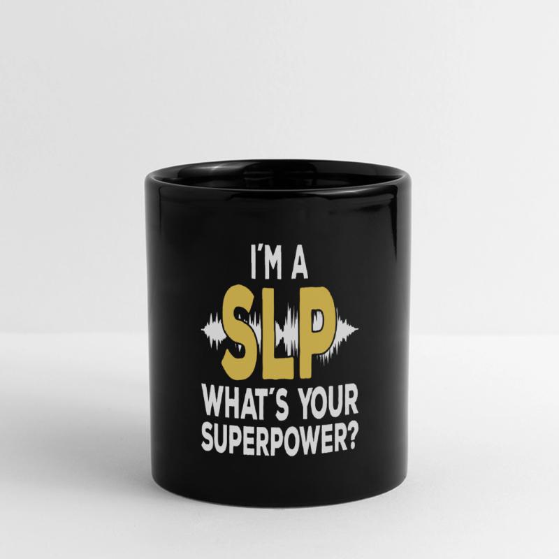 SLP Speechie Speech Language Pathologist Full Colour Panoramic Mug