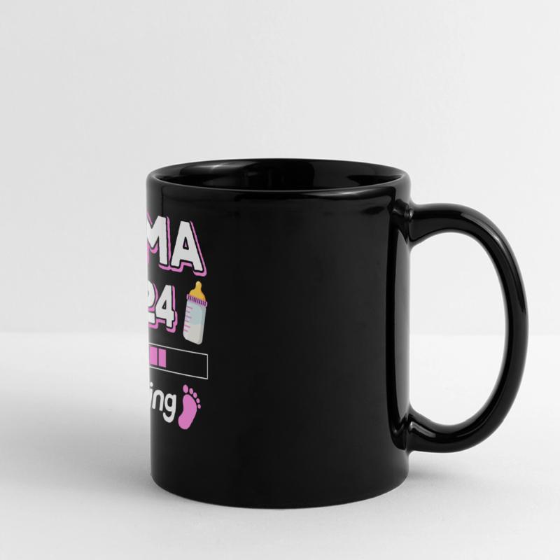 Mama 2024 Loading Mutter Mütter Muttertag Panorama-Tasse farbig