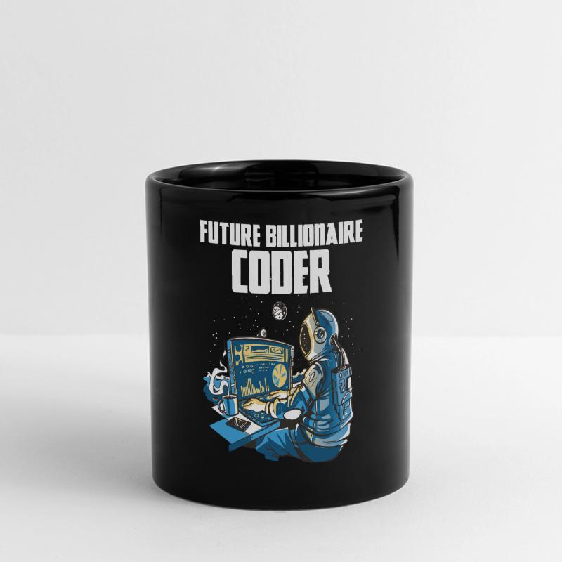 Future billionaire coder Full Colour Panoramic Mug
