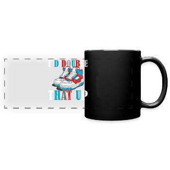 Funny sneaker collector - sneakers - Mug panoramique uni - noir - Devant