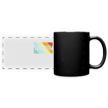 Dancing Retro - Full Colour Panoramic Mug - black - Front