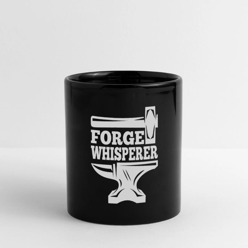 Blacksmithing Forge Whisperer Gift Idea Panorama-Tasse farbig