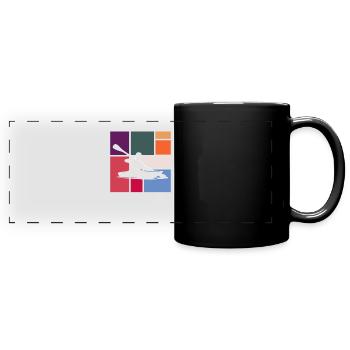 Canoe - Full Colour Panoramic Mug - black - Front