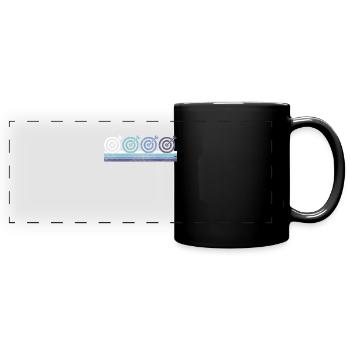 Darts - Panorama-Tasse farbig - Schwarz - Vorne