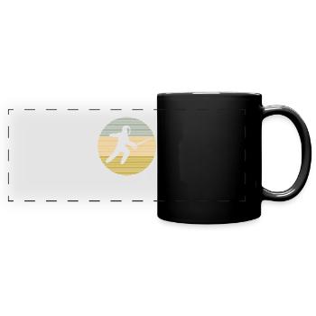 Fencing - Full Colour Panoramic Mug - black - Front