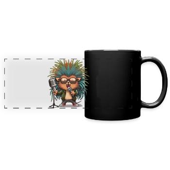 Prickly Pop - Full Colour Panoramic Mug - black - Front