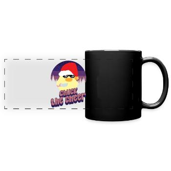 Chuck the Cheer - Ente mit Messer Duck with Knife - Mug panoramique uni - noir - Devant