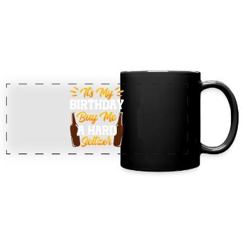 Crawled Pub Crawl Alcohol Drinking - Panorama-Tasse farbig - Schwarz - Vorne