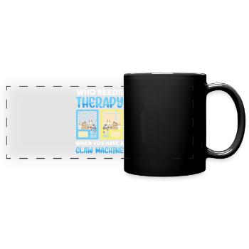 Claw Game Funny Claw Machine - Full Colour Panoramic Mug - black - Front