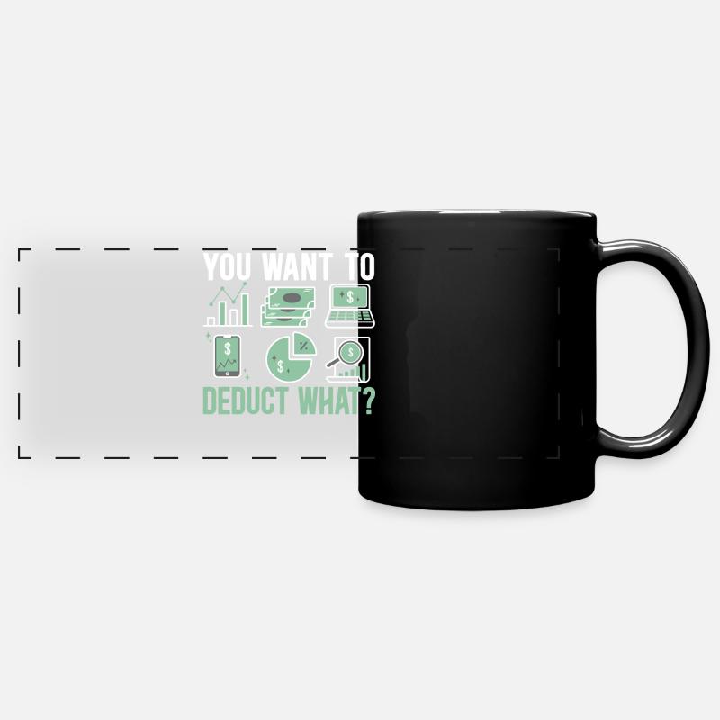 Buchhalter Controller Rechnungswesen Finanzmanager - Panorama-Tasse farbig - Schwarz