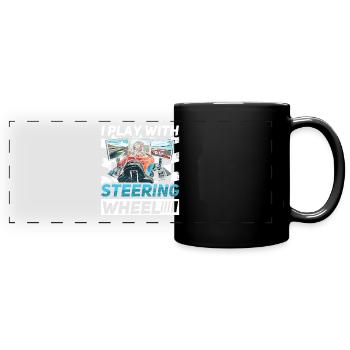 Simulator Cockpit Esports Sim Racing - Panorama-Tasse farbig - Schwarz - Vorne