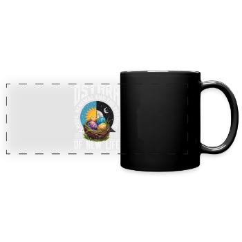 Easter Eostre Pagan Spring - Full Colour Panoramic Mug - black - Front
