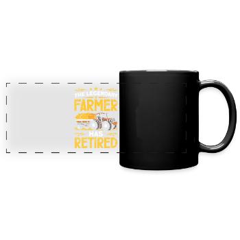 Arepas Kolumbianisch Venezoela Essen - Panorama-Tasse farbig - Schwarz - Vorne