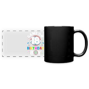 Lasertag Game On 18 Birthday Boy Indoor Laser Tag - Panorama-Tasse farbig - Schwarz - Vorne