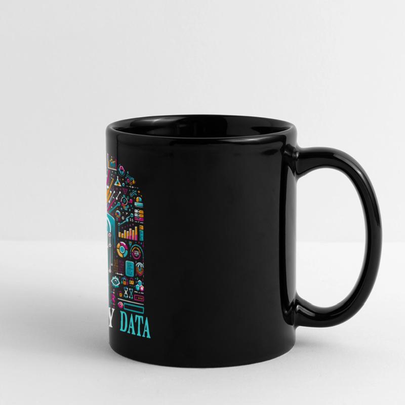 Data Science, Data Analysis, Machine Full Colour Panoramic Mug