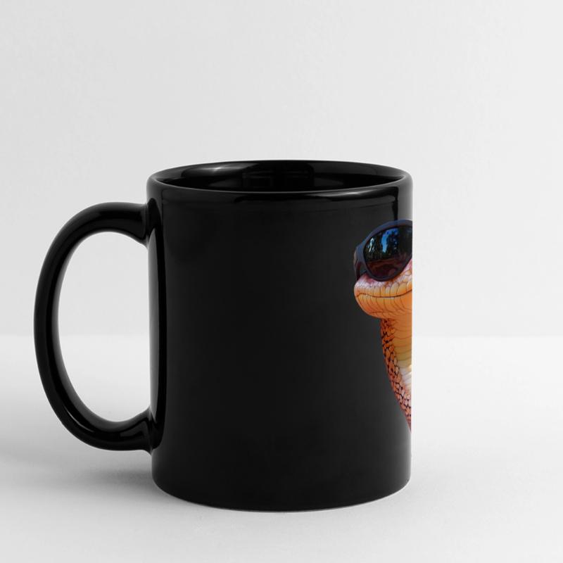 Serpent Python Cobra Mamba Serpent à sonnettes Serpent Mug panoramique uni
