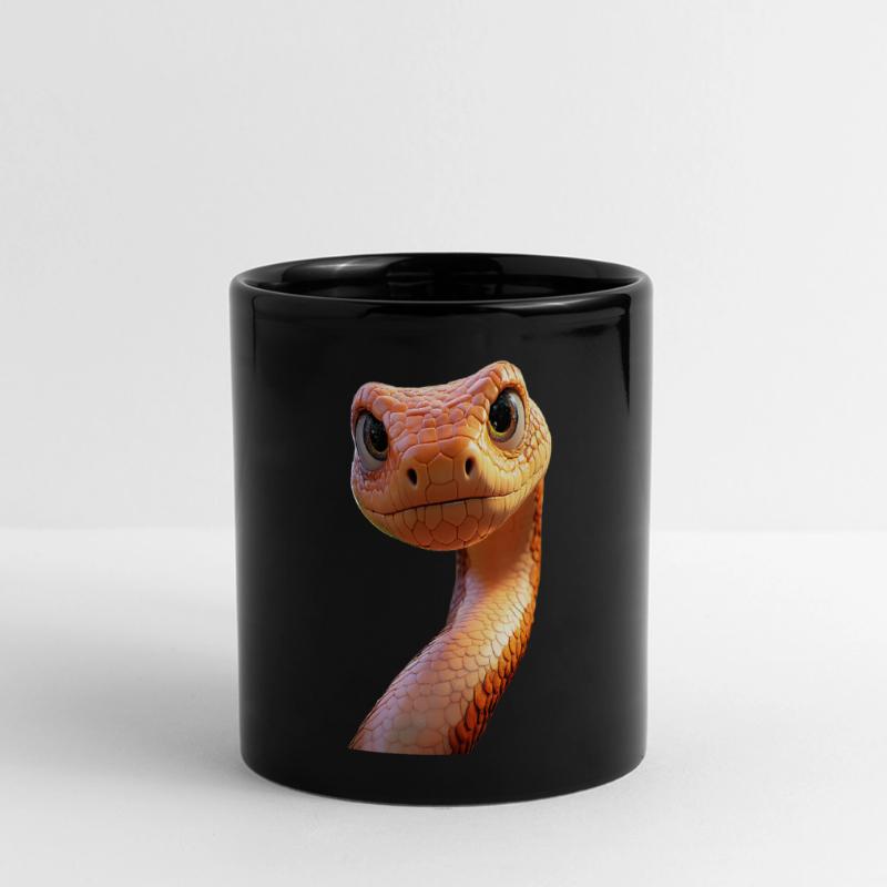 Serpent Python Cobra Mamba Serpent à sonnettes Serpent Mug panoramique uni