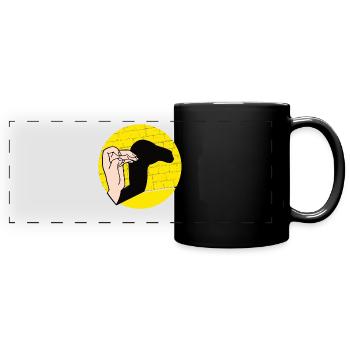 Handschattenpuppenspiel Puppen - Panorama-Tasse farbig - Schwarz - Vorne