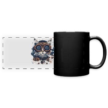 Steam Punk Art Funky Steampunk - Mug panoramique uni - noir - Devant