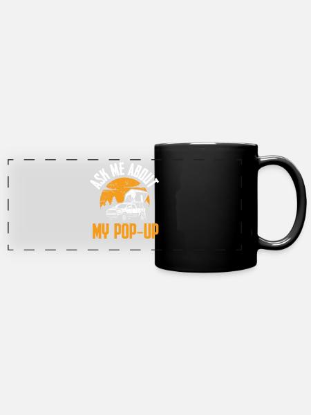Wohnmobilzubehör Pop-up-camper - Panorama-Tasse farbig - Schwarz