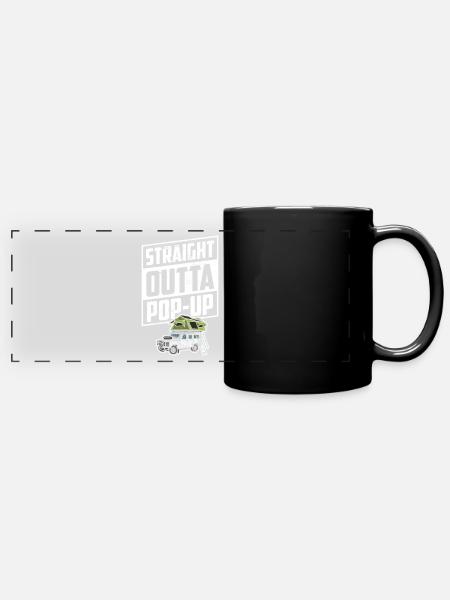 Wohnmobilzubehör Pop-up-camper - Panorama-Tasse farbig - Schwarz