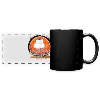 Chinese Food Crab Rangoon Meme Lustig - Panorama-Tasse farbig - Schwarz - Vorne