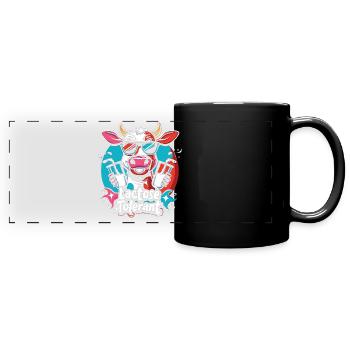 Lactose tolerant - Full Colour Panoramic Mug - black - Front