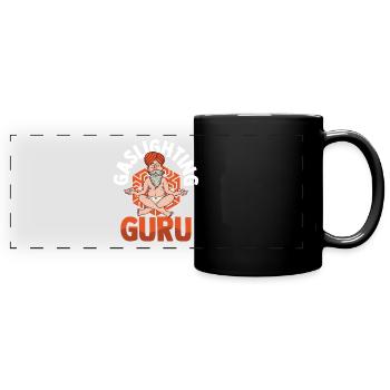 True Professional Gaslighting - Full Colour Panoramic Mug - black - Front