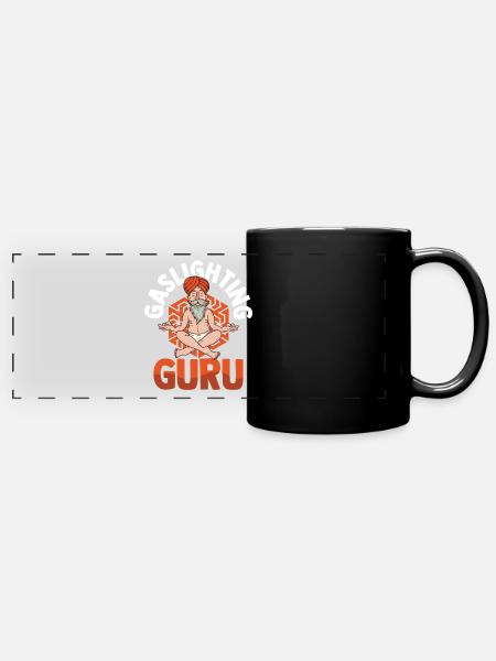 Echtes Professionelles Gaslighting - Panorama-Tasse farbig - Schwarz