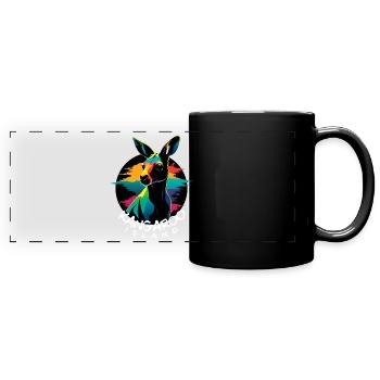Kangaroo Island - Mug panoramique uni - noir - Devant