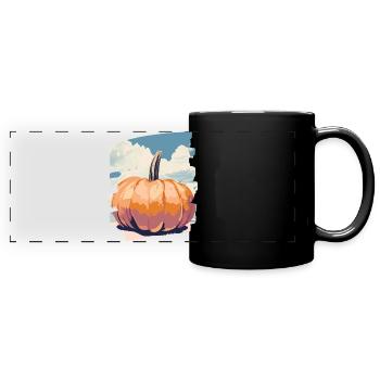 Pumpkin - Full Colour Panoramic Mug - black - Front